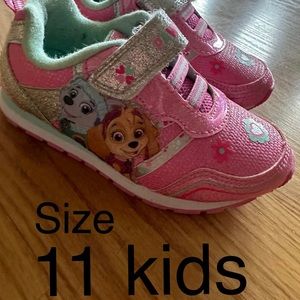 Paw patrol sneakers Velcro straps & light up